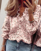 Enola | Charmante blouse met speelse ruches