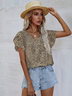 Cassidy | Chique blouse met abstracte print