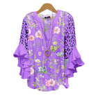 Zomerblouse "Tuinfeest" – Fris & vrouwelijk
