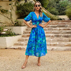 Ezme | Charmante midi-jurk met speelse print