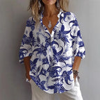 Zomerblouse "Tuinfeest" – Fris & vrouwelijk