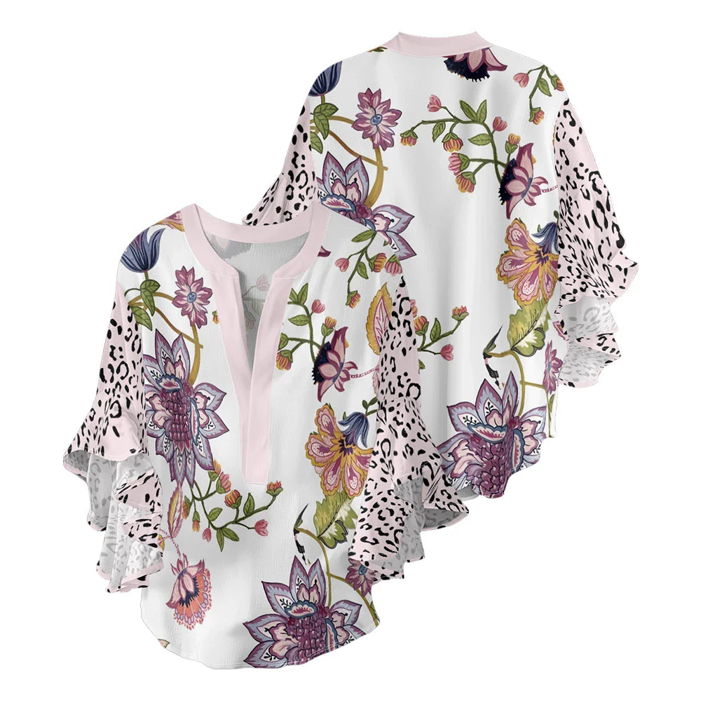 Zomerblouse "Tuinfeest" – Tijdloos & chic
