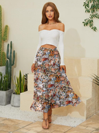 Anka | Kleurrijke maxi-rok