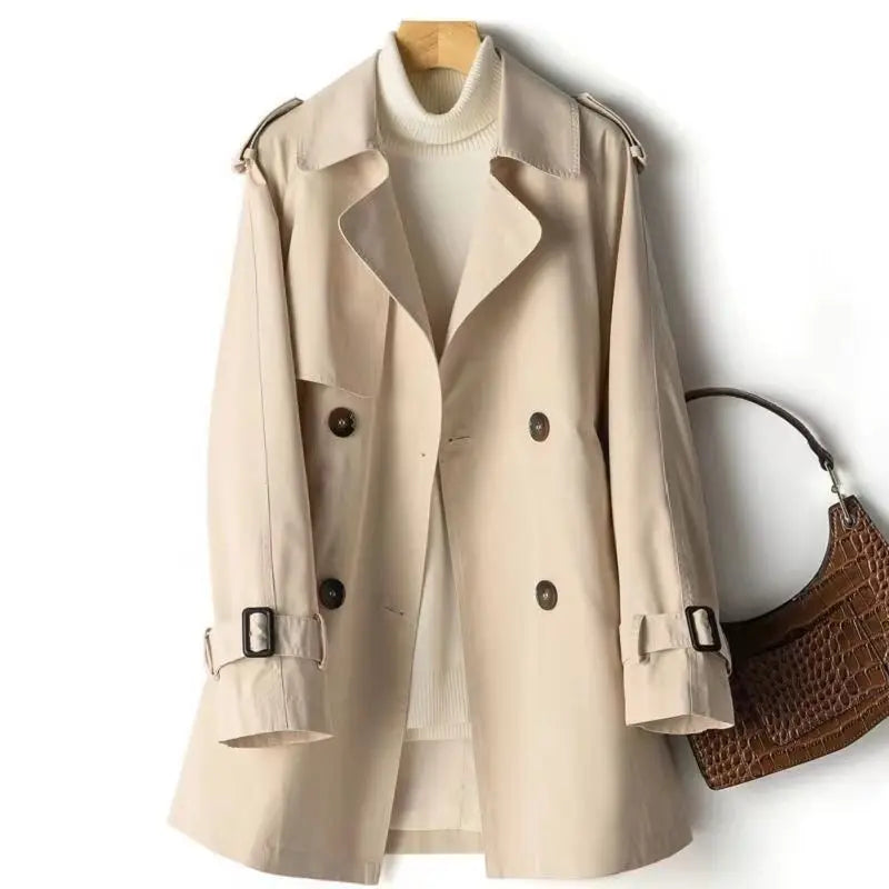 Pia | Elegante korte trenchcoat
