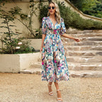 Ezme | Charmante midi-jurk met speelse print