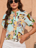 Sheila | Kleurrijke blouse met speelse print