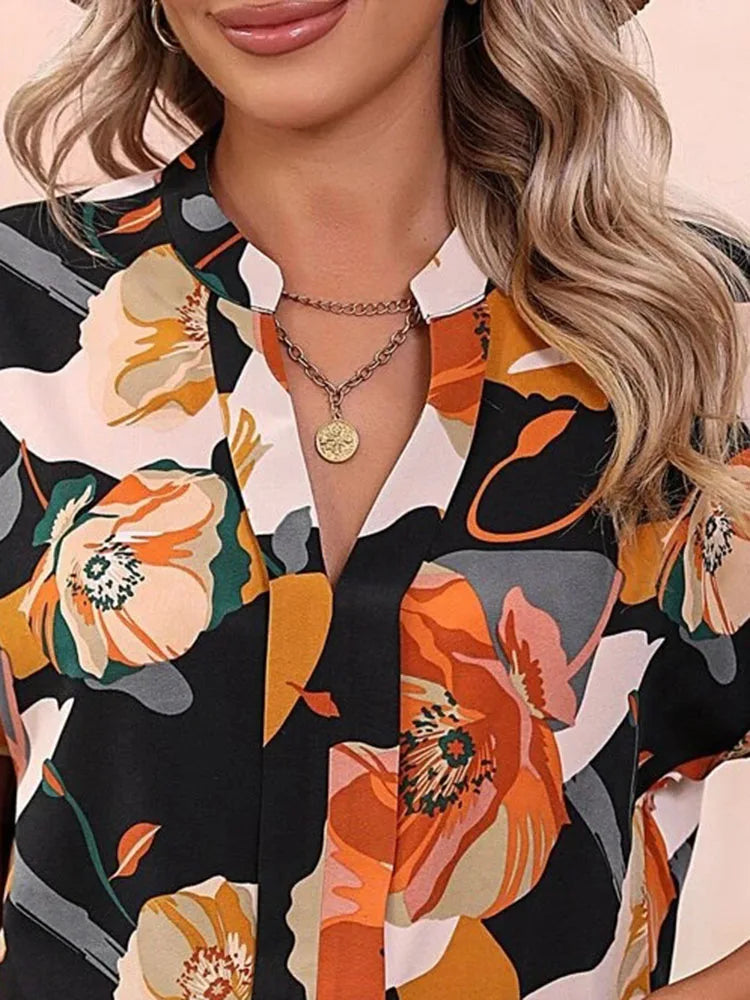 Loraine | Kleurrijke blouse met speelse print