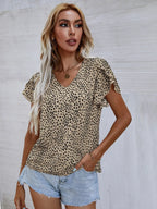 Cassidy | Chique blouse met abstracte print