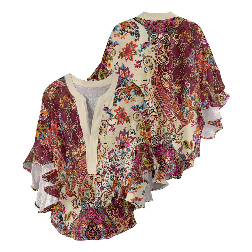 Zomerblouse "Tuinfeest" – Tijdloos & chic