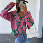 Nanette | Trendy vest met geometrisch design