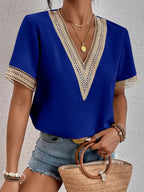 Davina | Elegante blouse met luxe kanten details
