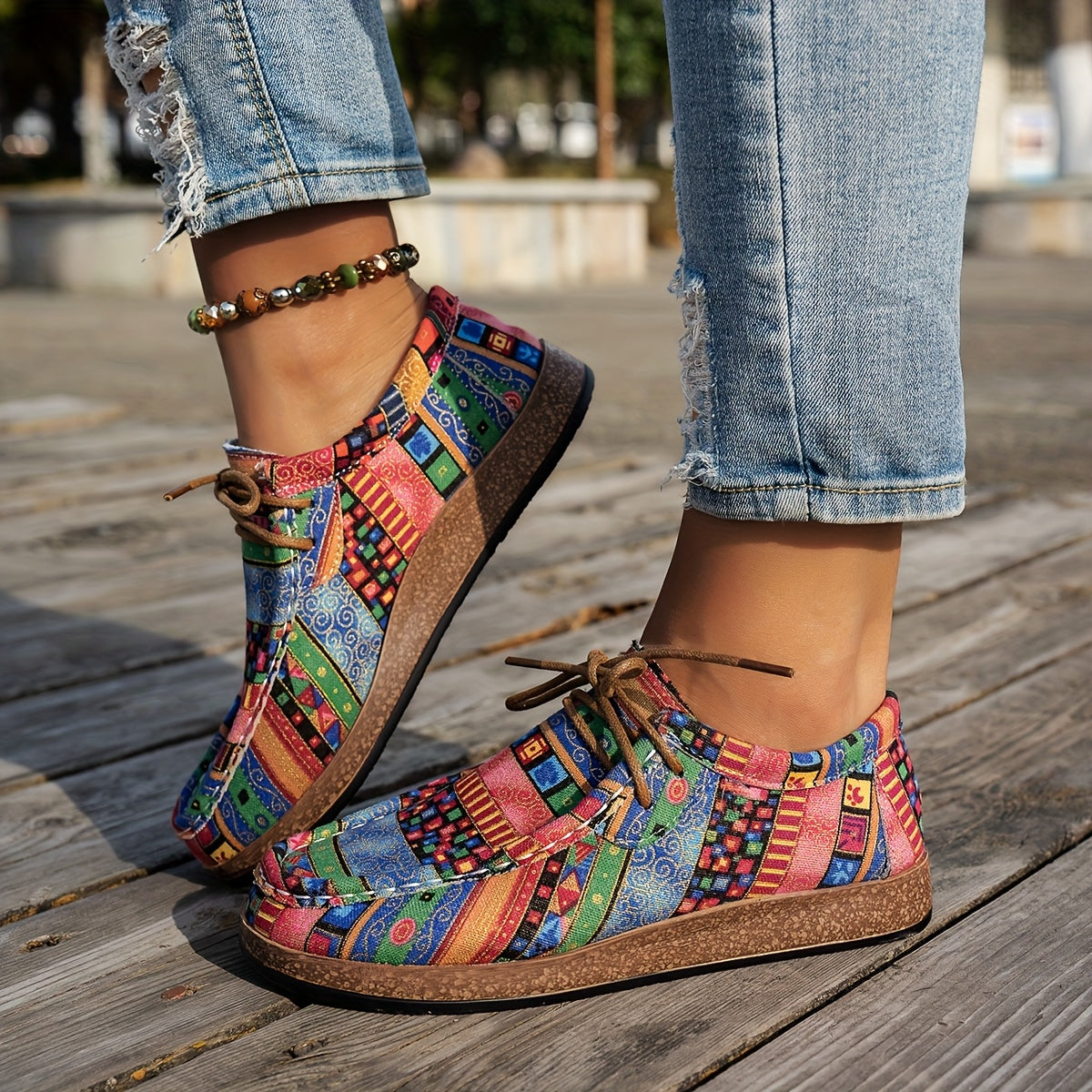 Kathy™ | Kleurrijke Retro Damesschoenen