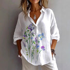 Zomerblouse "Zondagmiddag" – Rustig & elegant