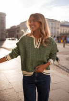Ella | Stijlvolle trui met retro touch