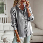 Edith | Elegante blouse met romantische ruches