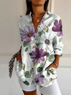 Avril | Elegante blouse met speelse prints